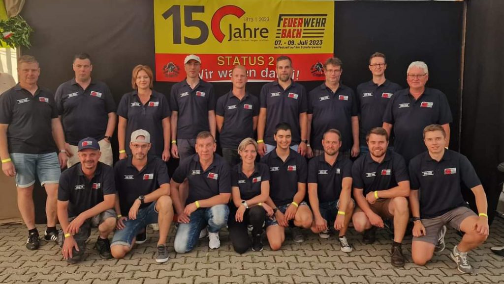 Der Festausschuss für die 150-Jahrfeier der Feuerwehr Euerbach