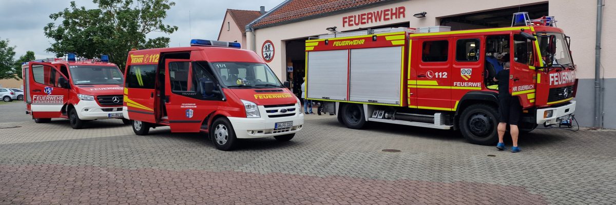Digitalfunkupdate am Euerbacher Feuerwehrhaus