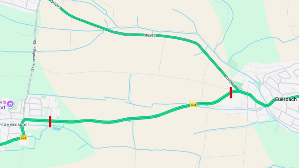 Vollsperrung der B303