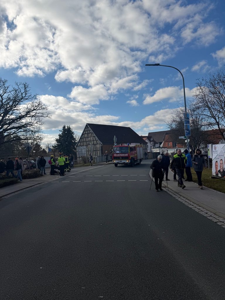 Absichern Faschingsumzug