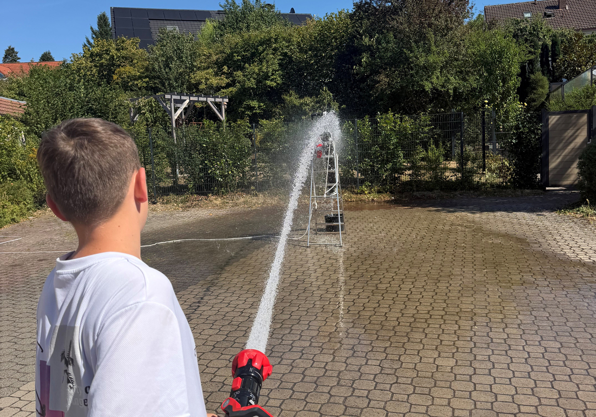 Ferienspaß bei der Feuerwehr Euerbach